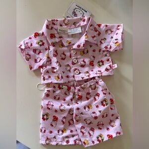 Hello kitty build a bear Christmas pajama Bab